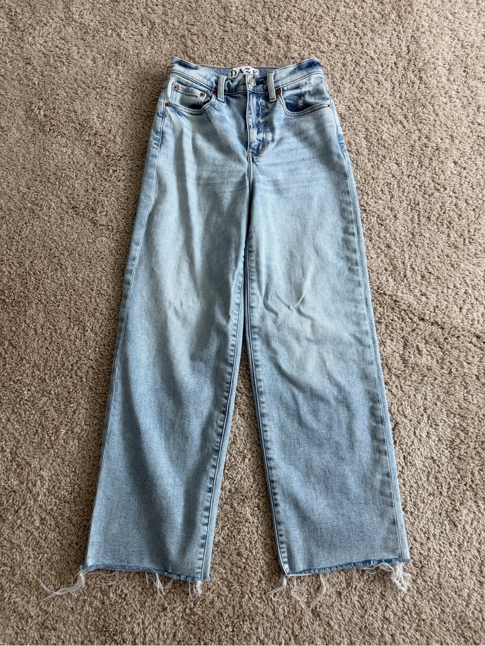 Daze Pleaser High-Rise Wide Ankle Women's Jeans in Miracle W25” Wide Leg Summer - Picture 4 of 13